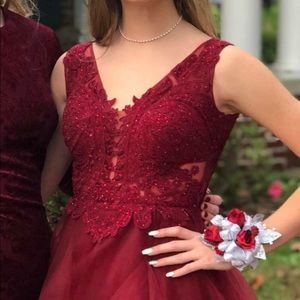 Beautiful Red Homecoming Dress